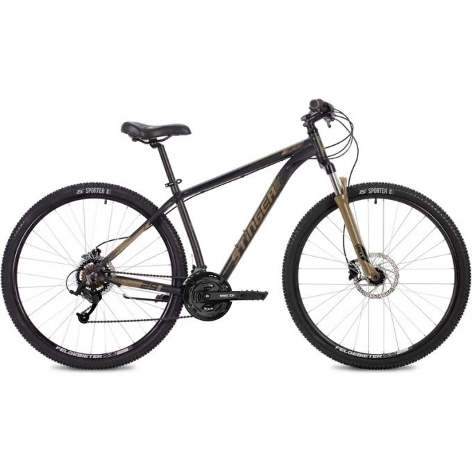 Горный велосипед STINGER ELEMENT PRO SE 29" золотой с рамой 20" 29AHD.ELEMPRO.20GD22 Горный велосипед STINGER ELEMENT PRO SE 29" золотой с рамой 20" 29AHD.ELEMPRO.20GD22