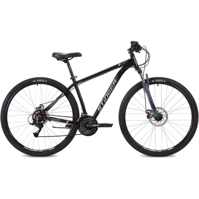 Горный велосипед STINGER ELEMENT STD SE 29" чёрный с рамой 18" 29AHD.ELEMSTD.18BK22 Горный велосипед STINGER ELEMENT STD SE 29" чёрный с рамой 18" 29AHD.ELEMSTD.18BK22